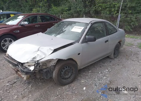 2002 Mitsubishi Mirage De из США, поврежденный, VIN JA3AY11A72U003594